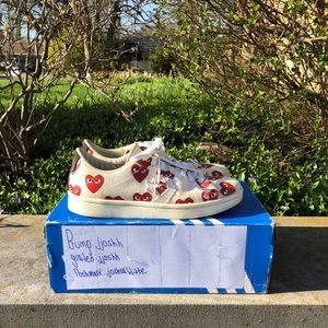 CDG Converse ‘Hearts All Over’